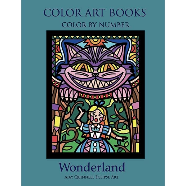 Wonderland - Color By Number Book : Superior paper edition
